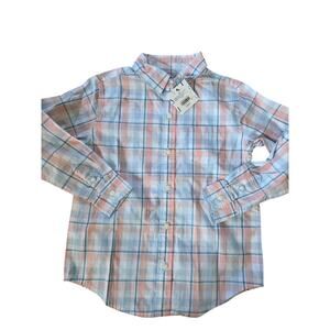 Janie and Jack Long Sleeve Plaid Shirt